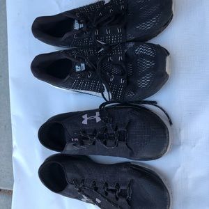 Nike under armour Lot Of 2 pairs of shoes